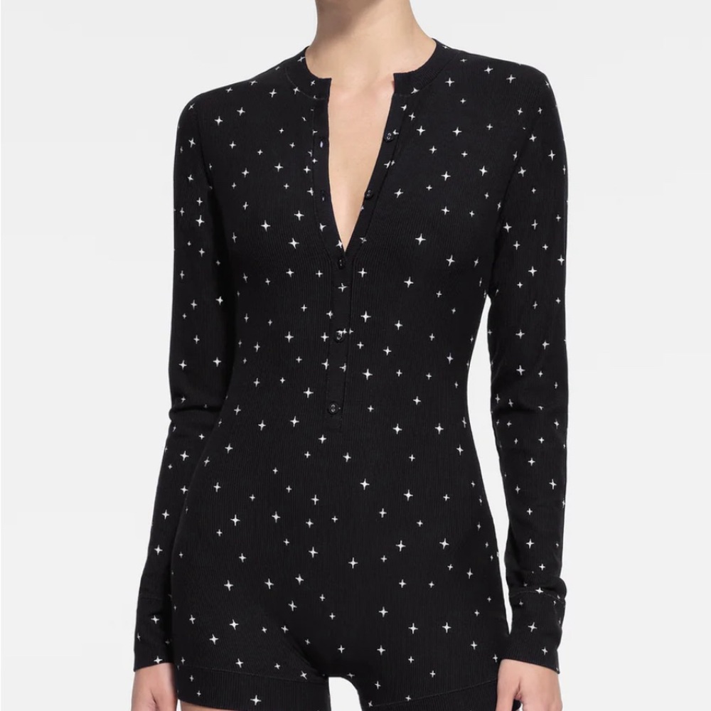 Button Up Henley Onsie